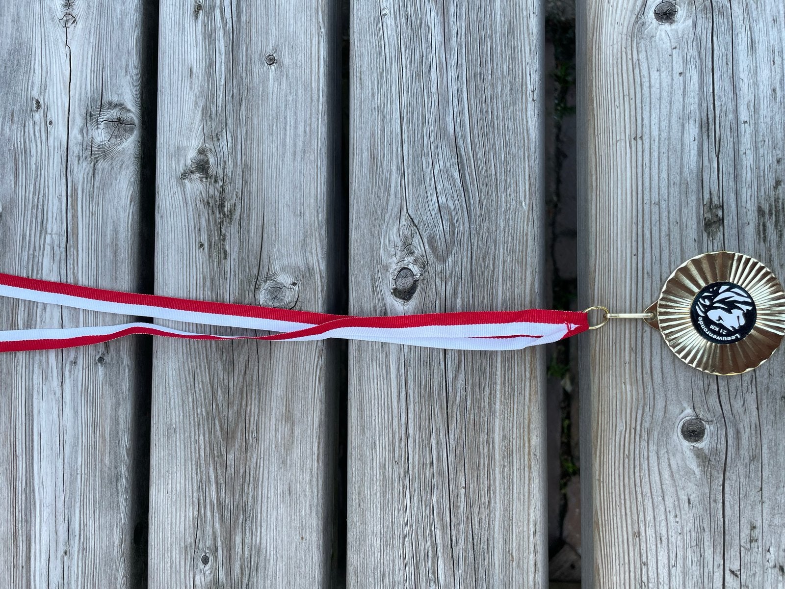 Leeuwenronde 21 KM Medaille Kraggenburg 2026, Ophalen of Verzenden, Overige materialen, Nederland