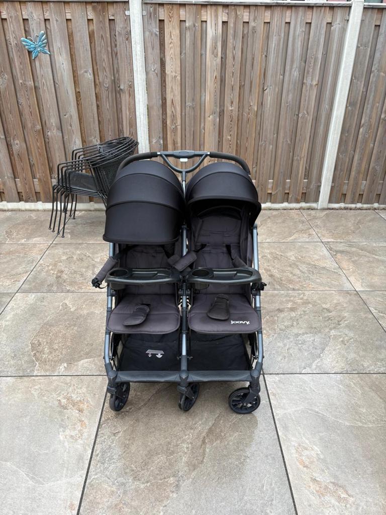Tweeling kinderwagen, Duowagen, Zo goed als nieuw, Combiwagen, Ophalen