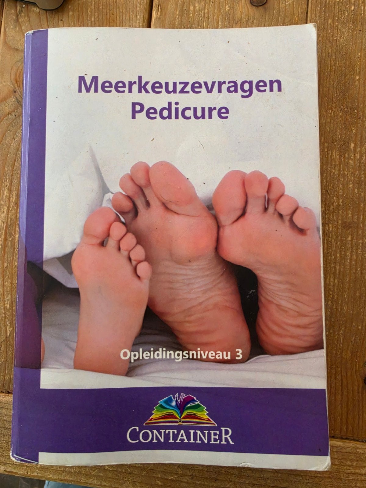 Meerkeuzevragen Pedicure Opleidingsniveau 3 - Container, Verzenden, Beta, Zo goed als nieuw, MBO