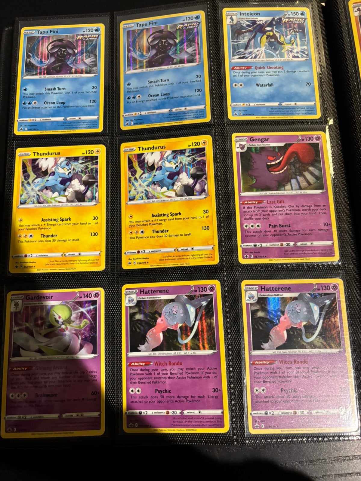 Pokémon Kaarten Holo’s Chilling Reign / 198, Ophalen of Verzenden, Zo goed als nieuw