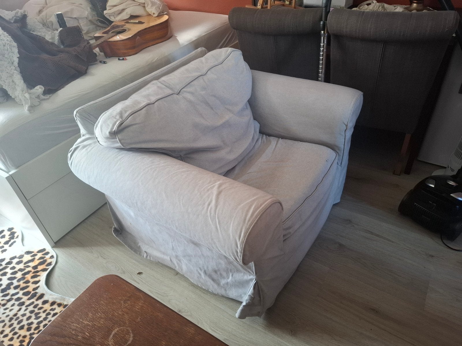 IKEA Ektorp fauteuil - prima staat, Huis en Inrichting, Fauteuils, Ophalen, Gebruikt, 75 tot 100 cm, 75 tot 100 cm