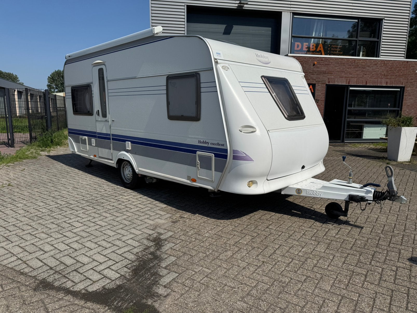 Hobby Excellent 460 UFE, Caravans en Kamperen, Kachel, Rondzit, Hobby, Frans bed