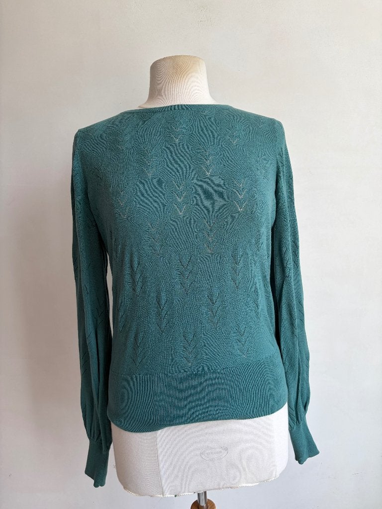 king louie trui blauw groen maat s, Zo goed als nieuw, King Louie, Maat 36 (S), Verzenden