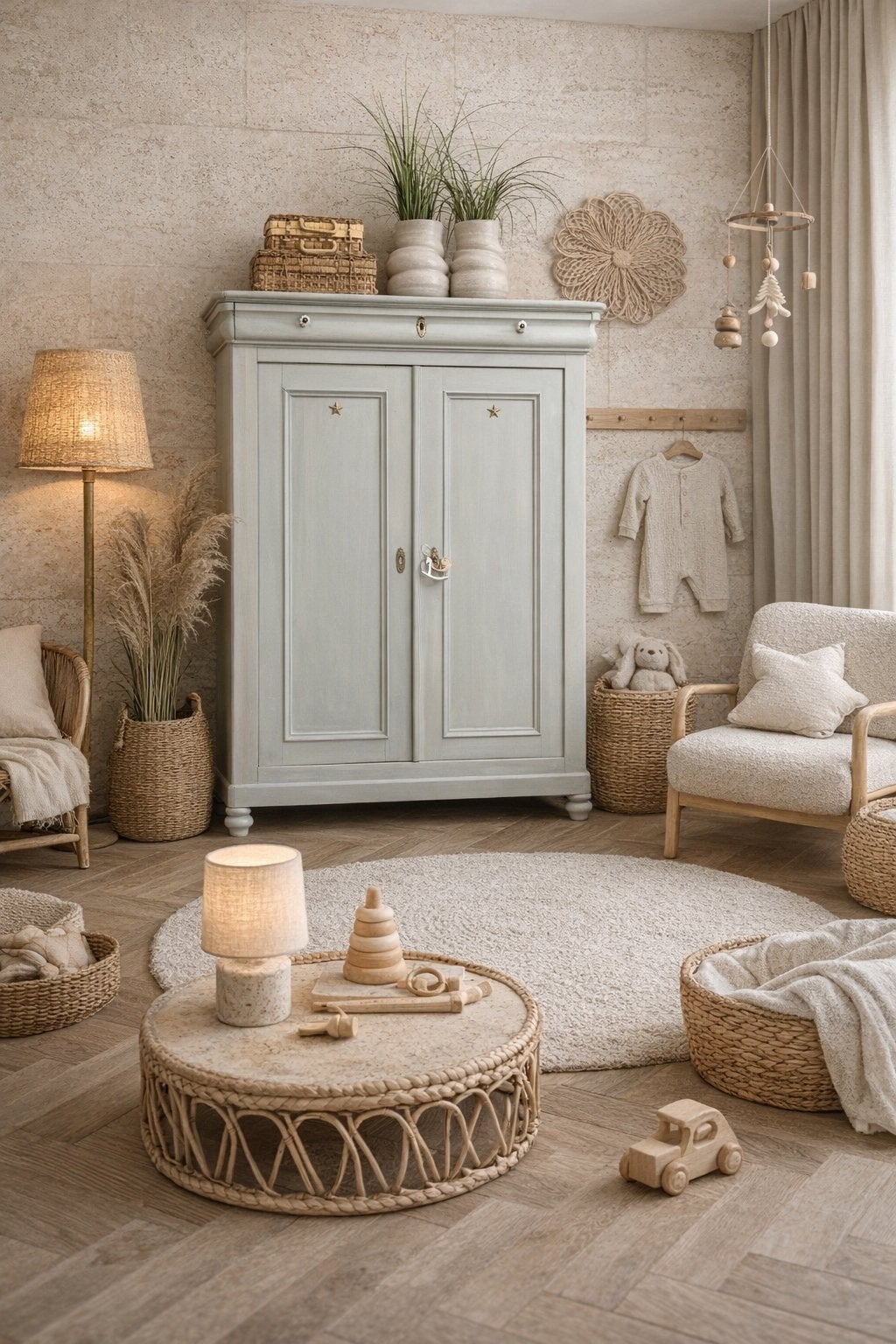 Biedermeier meidenkast linnenkast commode buffetkast pastel, Huis en Inrichting, Kasten | Ladekasten, Zo goed als nieuw, 150 tot 200 cm