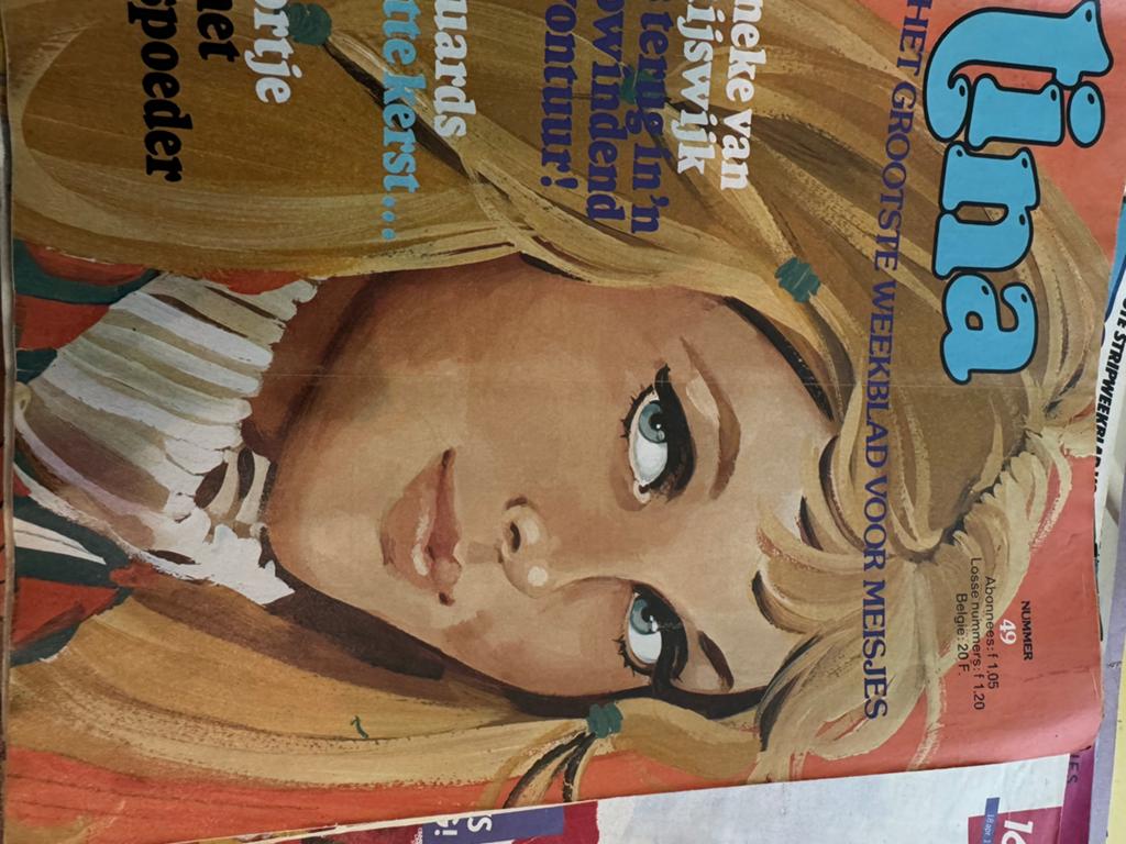 Vintage Tina, Donald Duck, Eppo, Kuifje strips 35 stuks, Verzenden, Gelezen, Overige typen