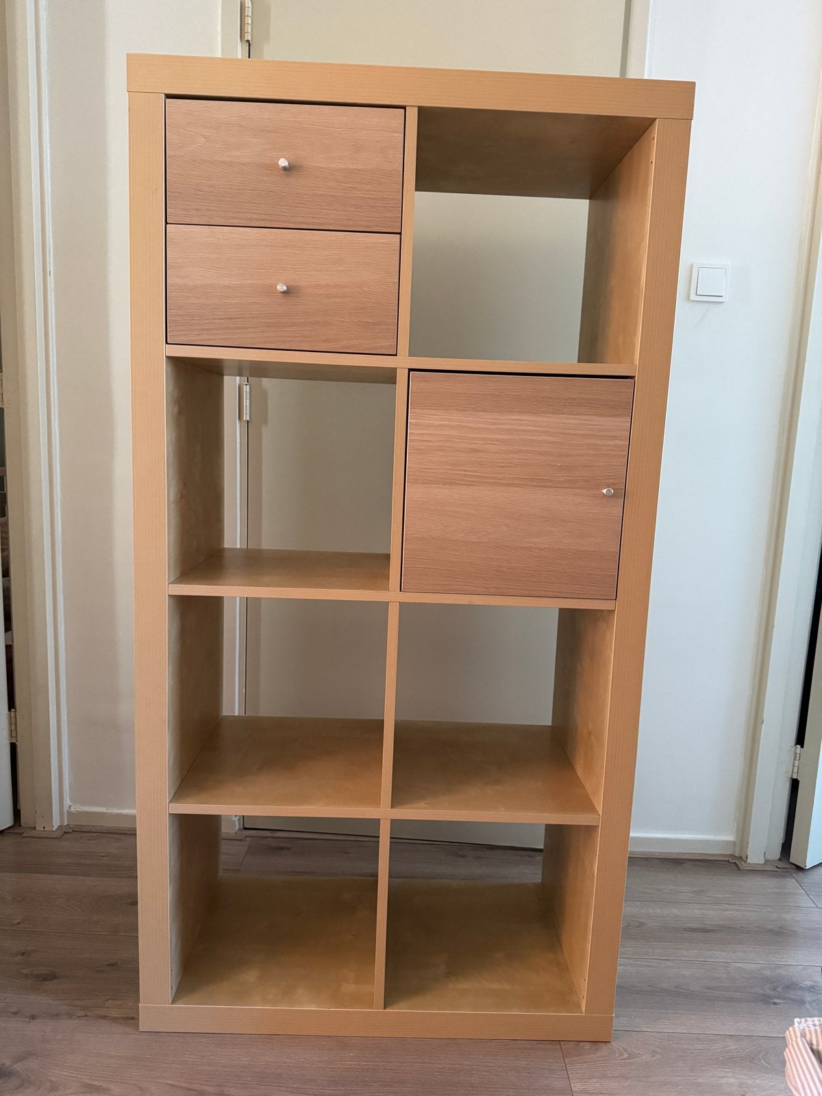 IKEA Kallax Kast met Lades en Deur, Ophalen, 100 tot 150 cm, 50 tot 100 cm, Zo goed als nieuw