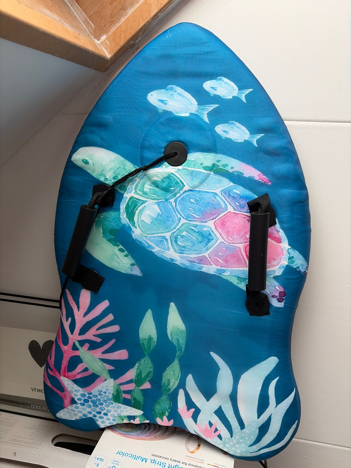 Drijfbord / Bodyboard met schildpad print voor in de golfen, Watersport en Boten, Ophalen of Verzenden, Gebruikt, Overige typen