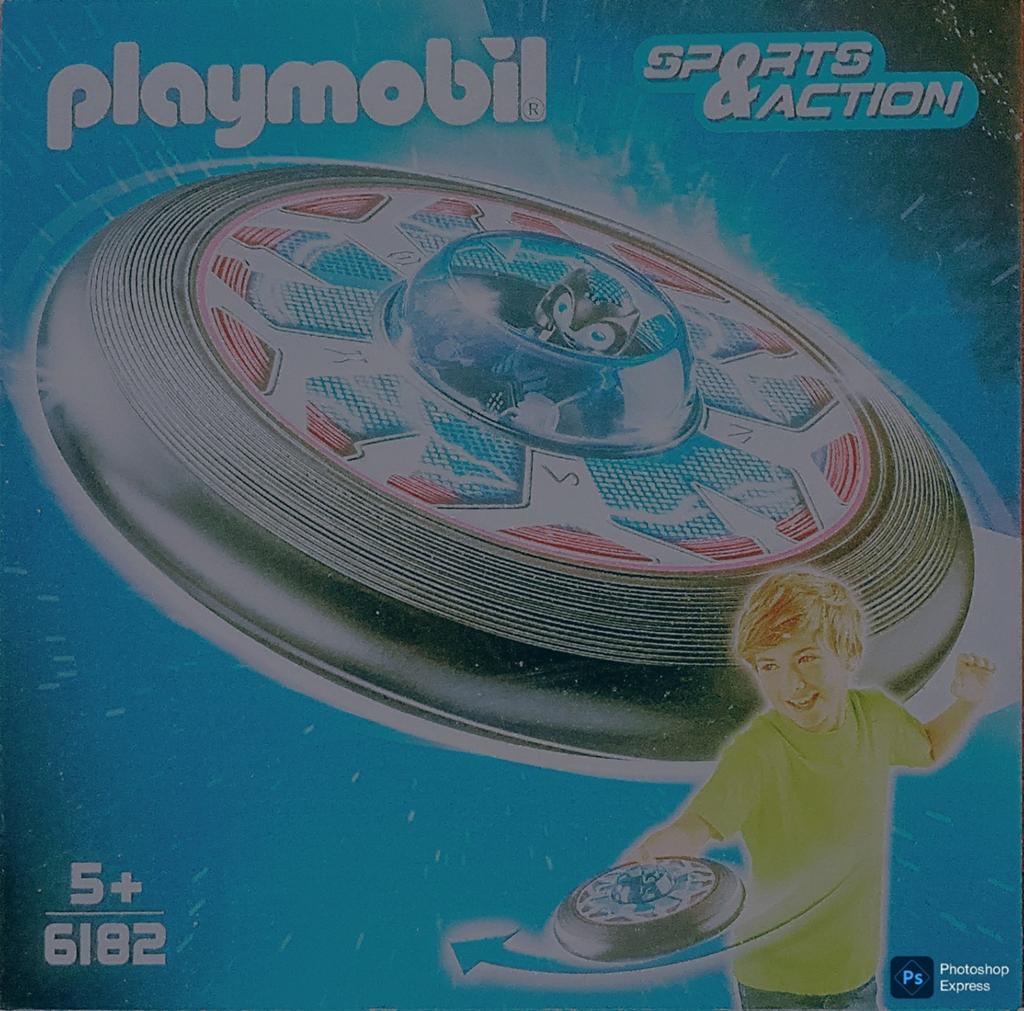 Sports & Action Vliegende Schotel Met Alien UFO 6182, Ophalen of Verzenden, Zo goed als nieuw, Complete set