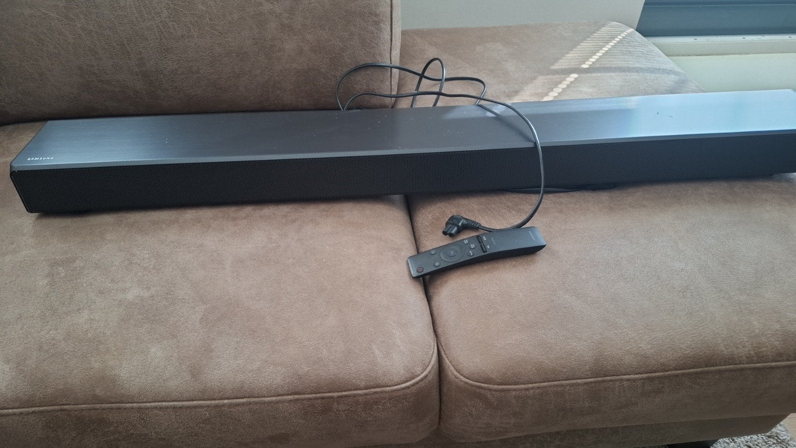 Samsung Soundbar met afstandsbediening, Ophalen, Zo goed als nieuw