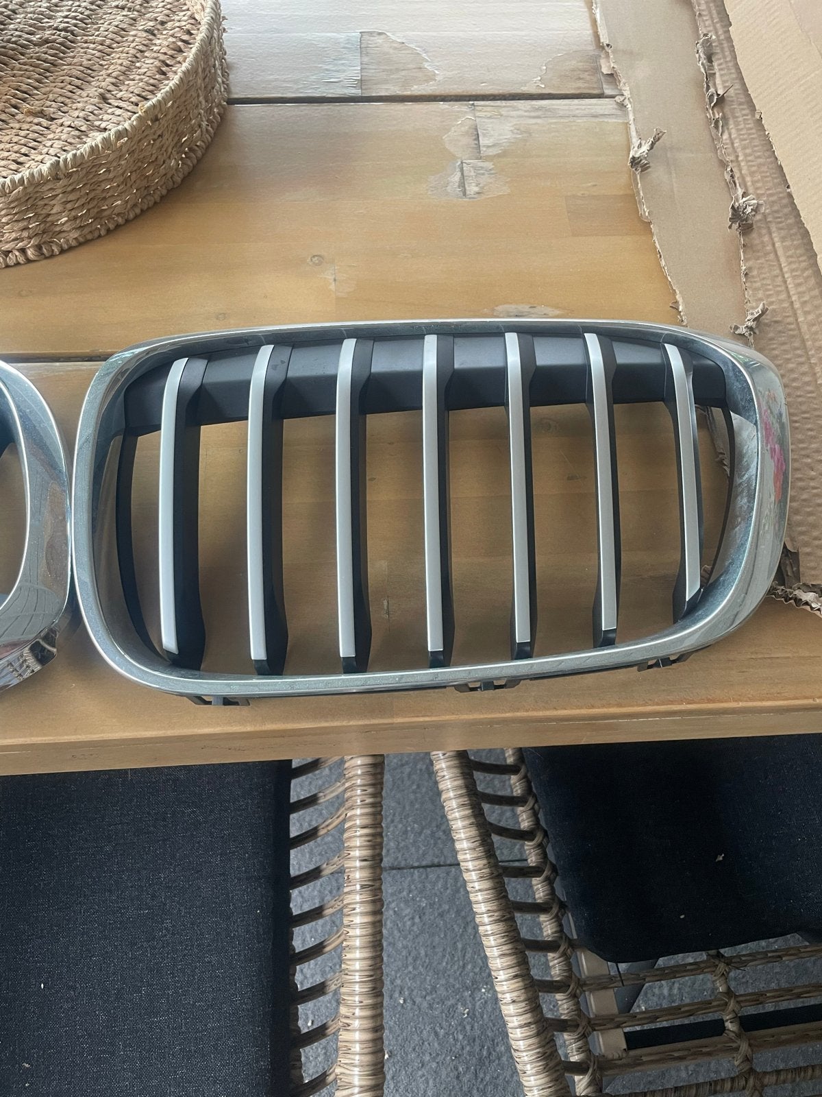 BMW Nieren Grill Set - Gebruikt, Gebruikt, Voor, Ophalen of Verzenden, Bumper