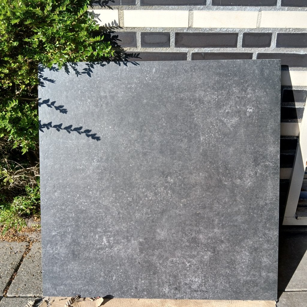 Italiaanse Keramische Tegels Betonlook Grijs/Antraciet, Doe-het-zelf en Verbouw, Ophalen, 60 cm of meer, Nieuw, Minder dan 5 m²