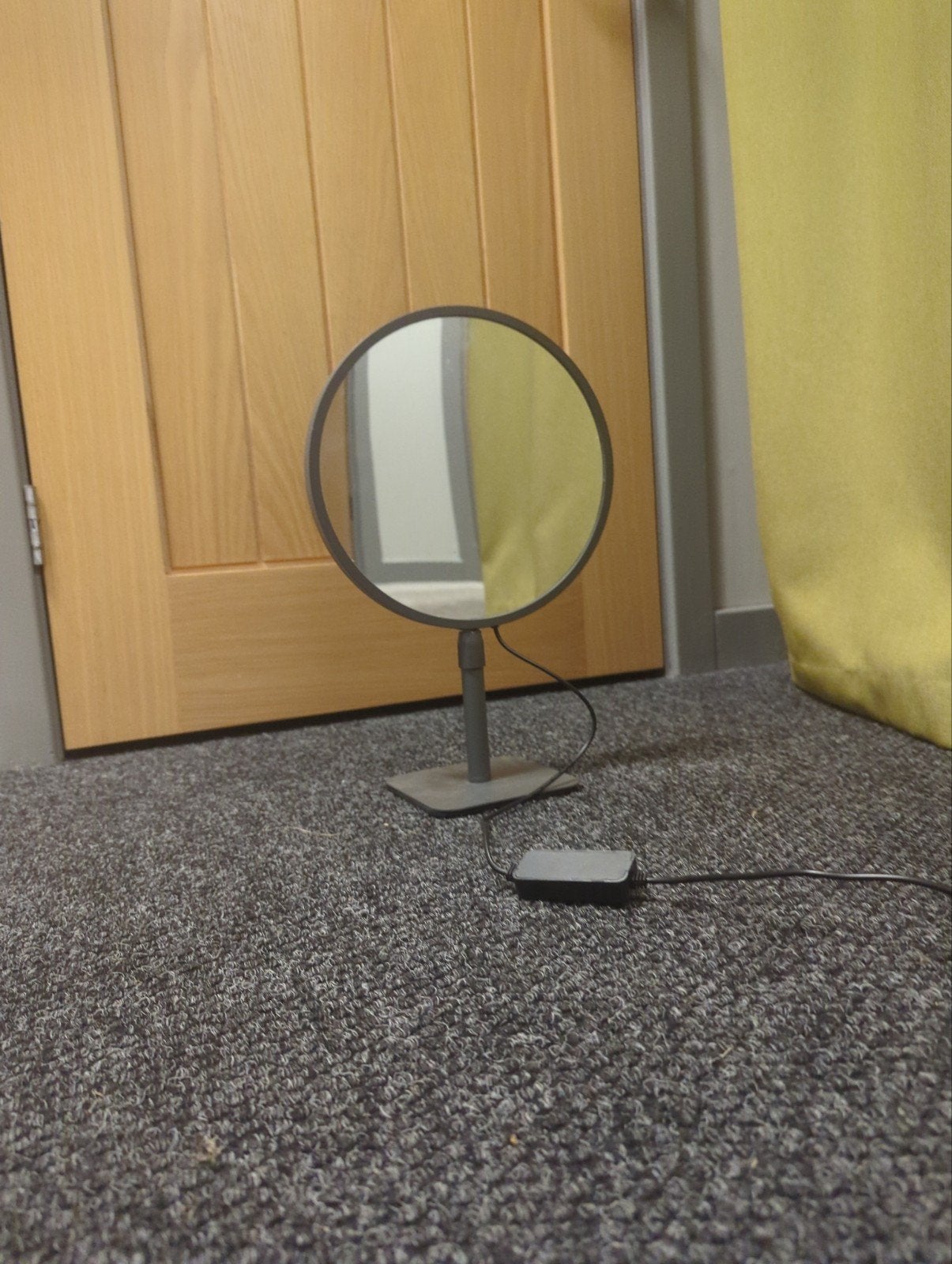 Spiegel disco lamp met meerdere standen en afstandsbediening, Ophalen, Minder dan 50 cm, Gebruikt, Rond