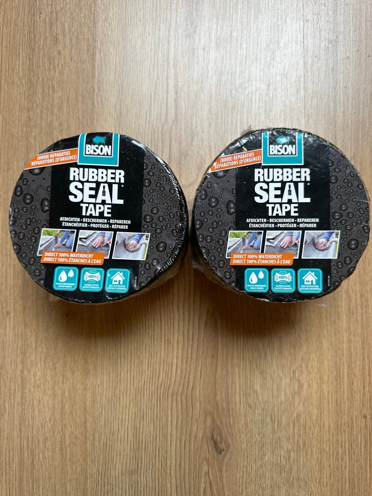 Bison Rubber Seal Tape - 2 rollen nieuw, Ophalen of Verzenden, Nieuw