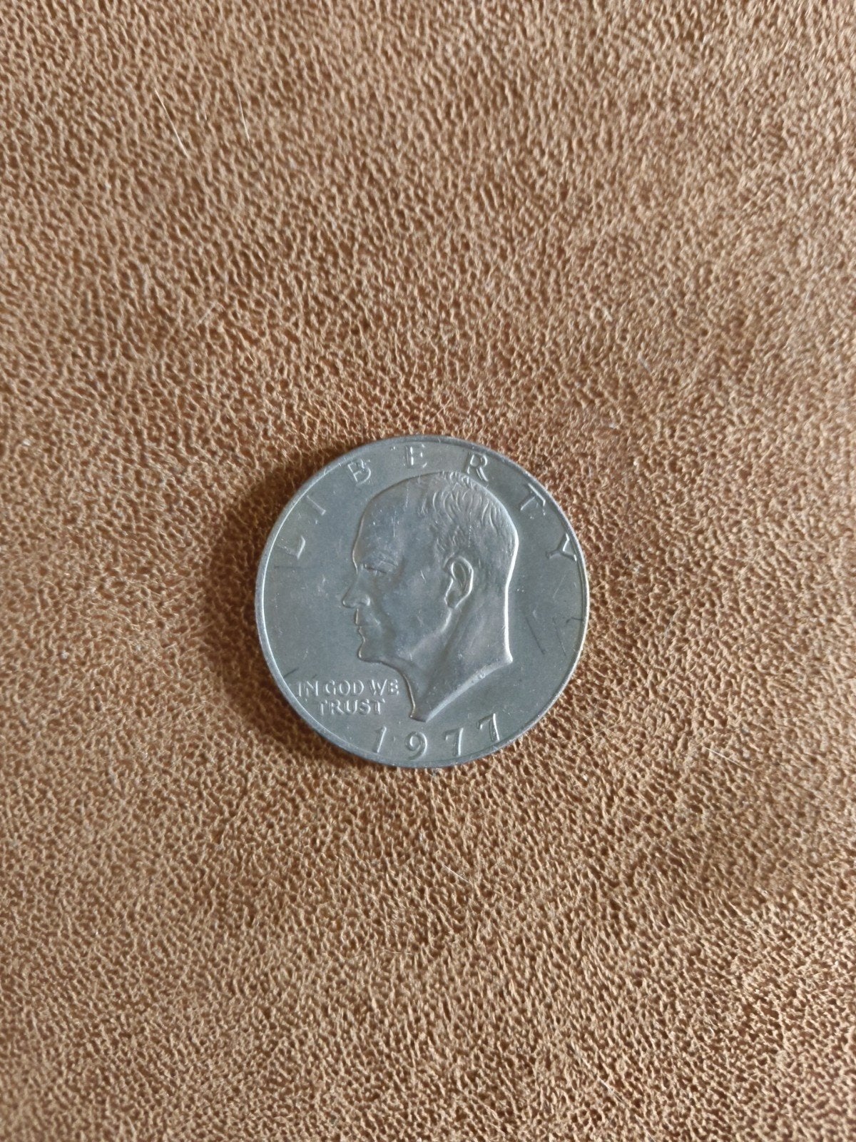 1977 Eisenhower Dollar - Amerikaanse munt, Ophalen of Verzenden, Losse munt