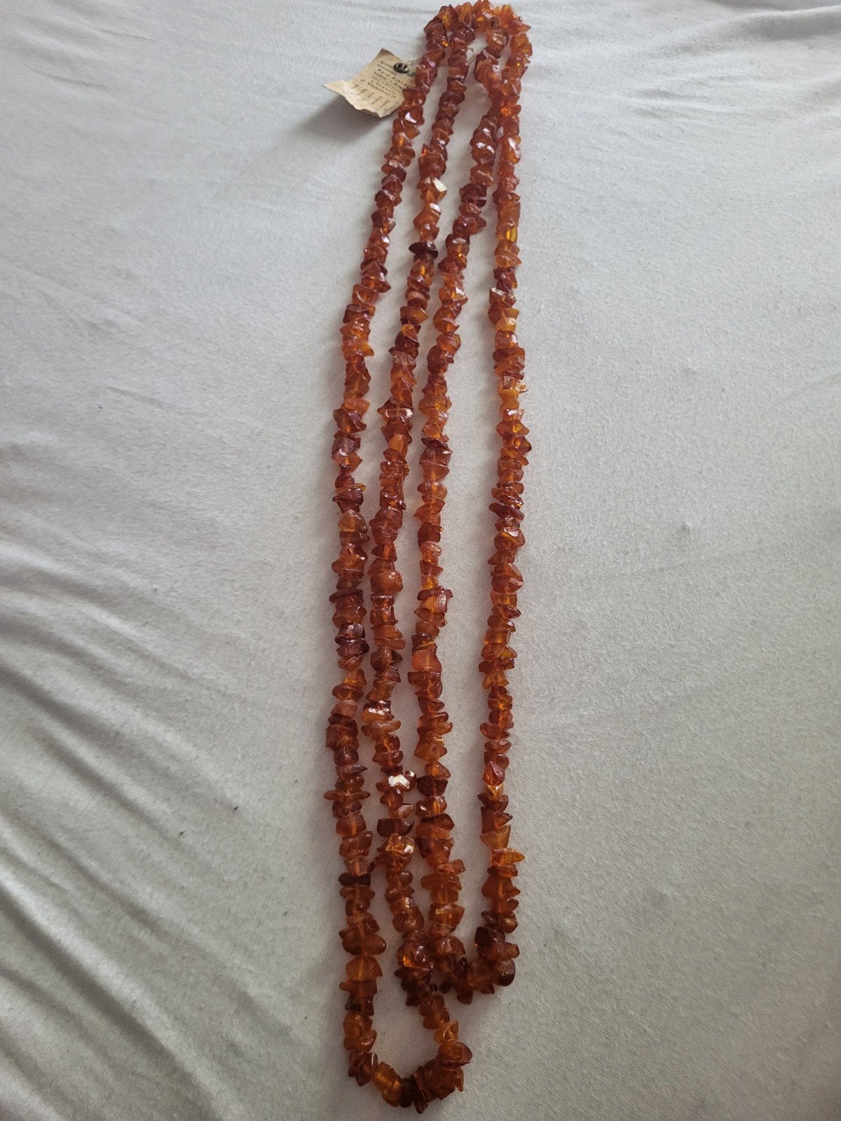 Nieuwe Barnsteen Ketting - Ongepolijst - 107.5 gram, Sieraden, Tassen en Uiterlijk, Kettingen, Bruin, Nieuw, Ophalen of Verzenden