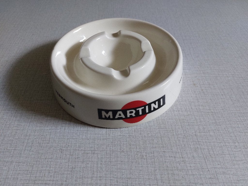 Vintage MARTINI Asbak - Royal Sphinx Maastricht, Verzamelen, Ophalen of Verzenden, Zo goed als nieuw, Gebruiksvoorwerp