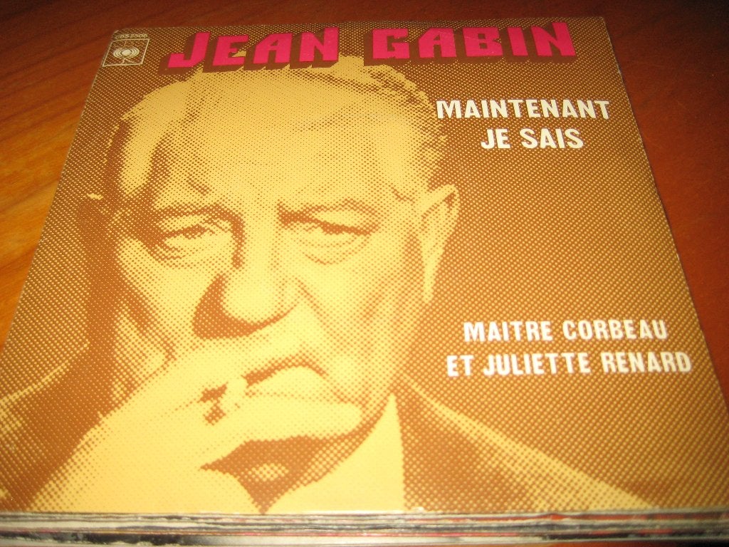 Jean Gabin: Maintenant je sais (NO38), Ophalen of Verzenden, Zo goed als nieuw, Pop