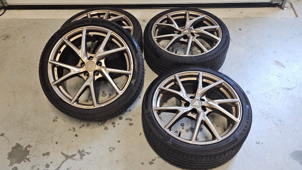 ALUTEC ADX.01 18 inch velgen 5x100 7.5J ET46 | 215/40 R18, Auto-onderdelen, 18 inch, Velg(en), Ophalen of Verzenden, Personenwagen