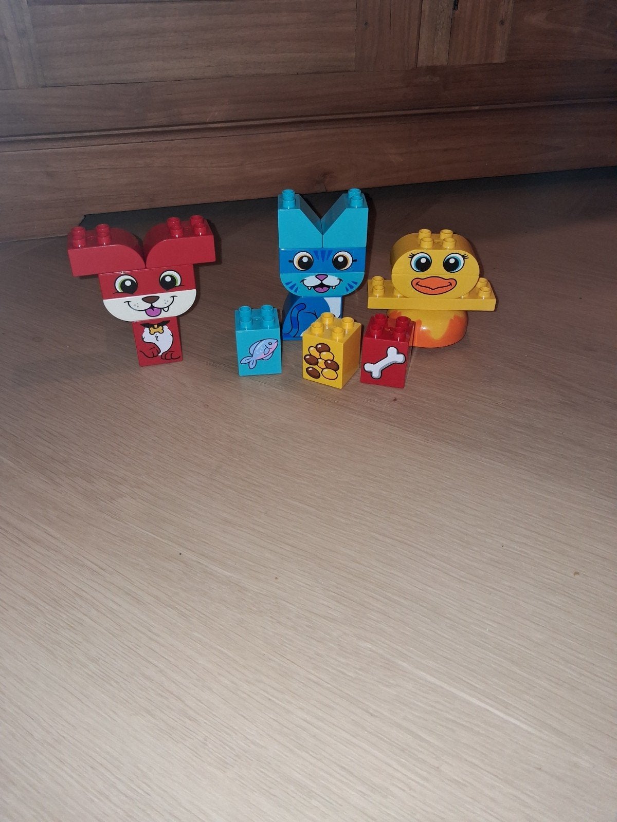 LEGO Duplo Dierenbouwplezier: Vos, Kat en Eend, Ophalen of Verzenden, Zo goed als nieuw, Overige merken