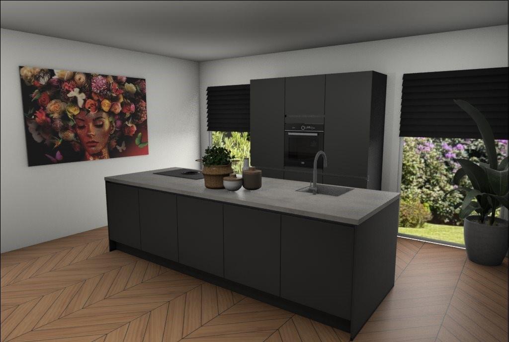 Keuken eiland Incl nieuwe apparatuur  en fabrieksgarantie, Ophalen, Overige kleuren, Nieuw, Enkelwandige keuken