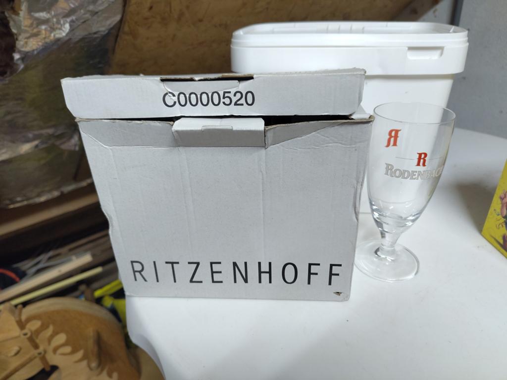 Doos originele Rodenbach glazen - Nieuw!, Verzamelen, Ophalen of Verzenden, Nieuw, Glas of Glazen, Overige merken