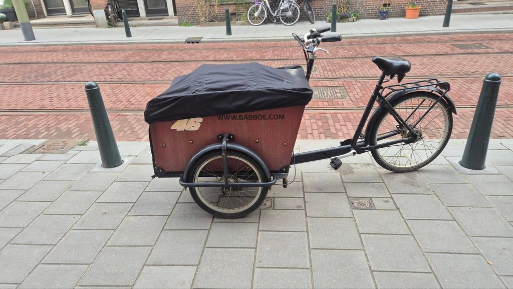 Moet weg: Babboe Big bakfiets, 4 kinderen of meer, Gebruikt, Huif, Ophalen