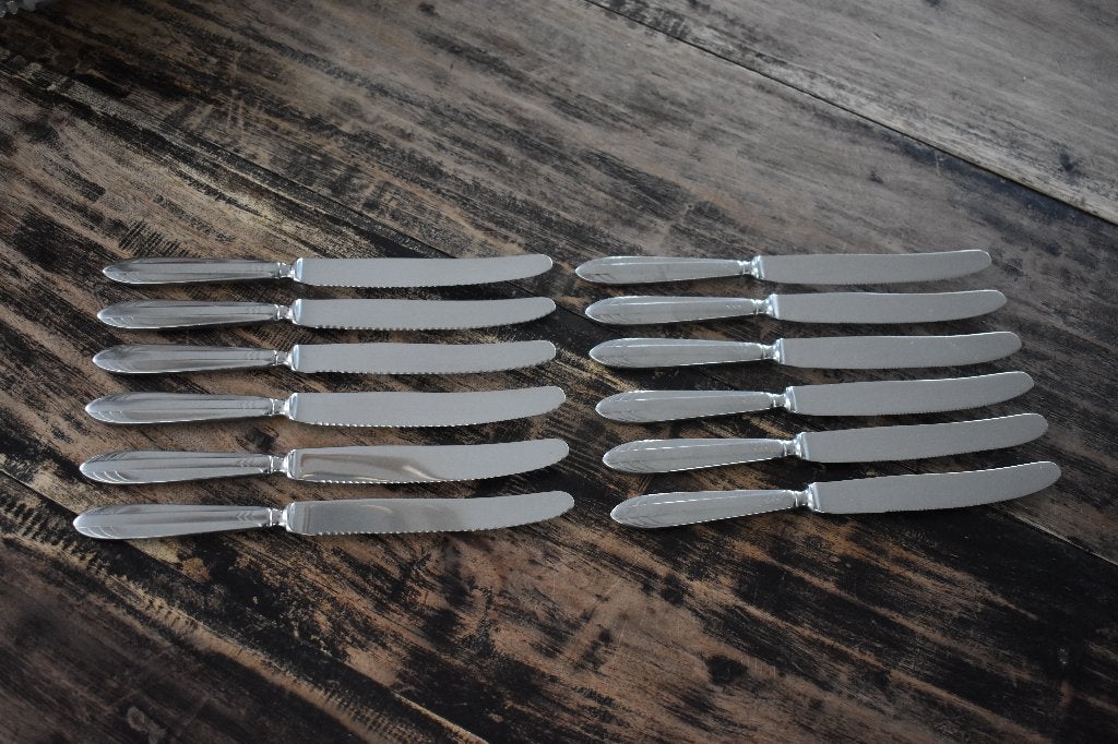 Gero Zilmeta 581 visgraat messen groot met kartels, Antiek en Kunst, Ophalen of Verzenden