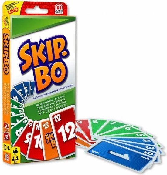 Skip-Bo Kaartspel - Mattel Games - GRATIS VERZENDING, Ophalen of Verzenden, Nieuw