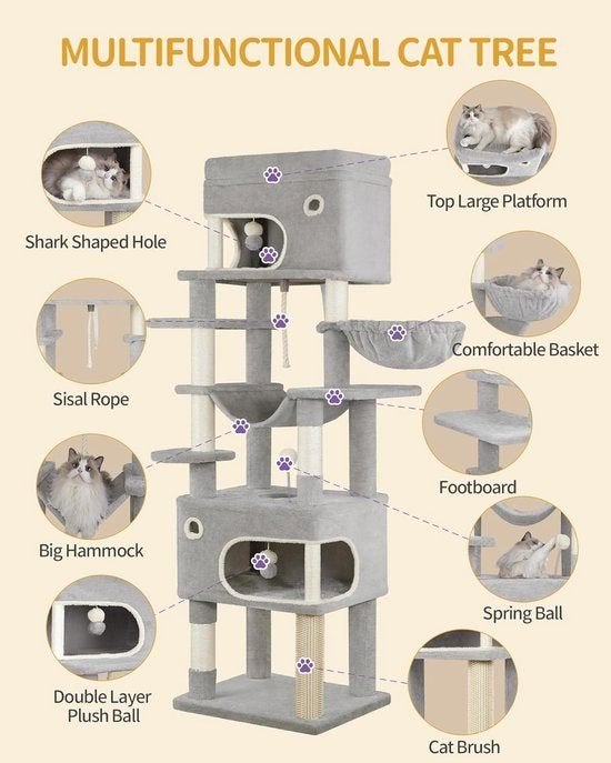 Krabpaal – Kattenmeubel – Klimpaal – Krabmeubel – Krabpalen, Corvance B.V., Verzenden, Nieuw, Corvancebol@gmail.com