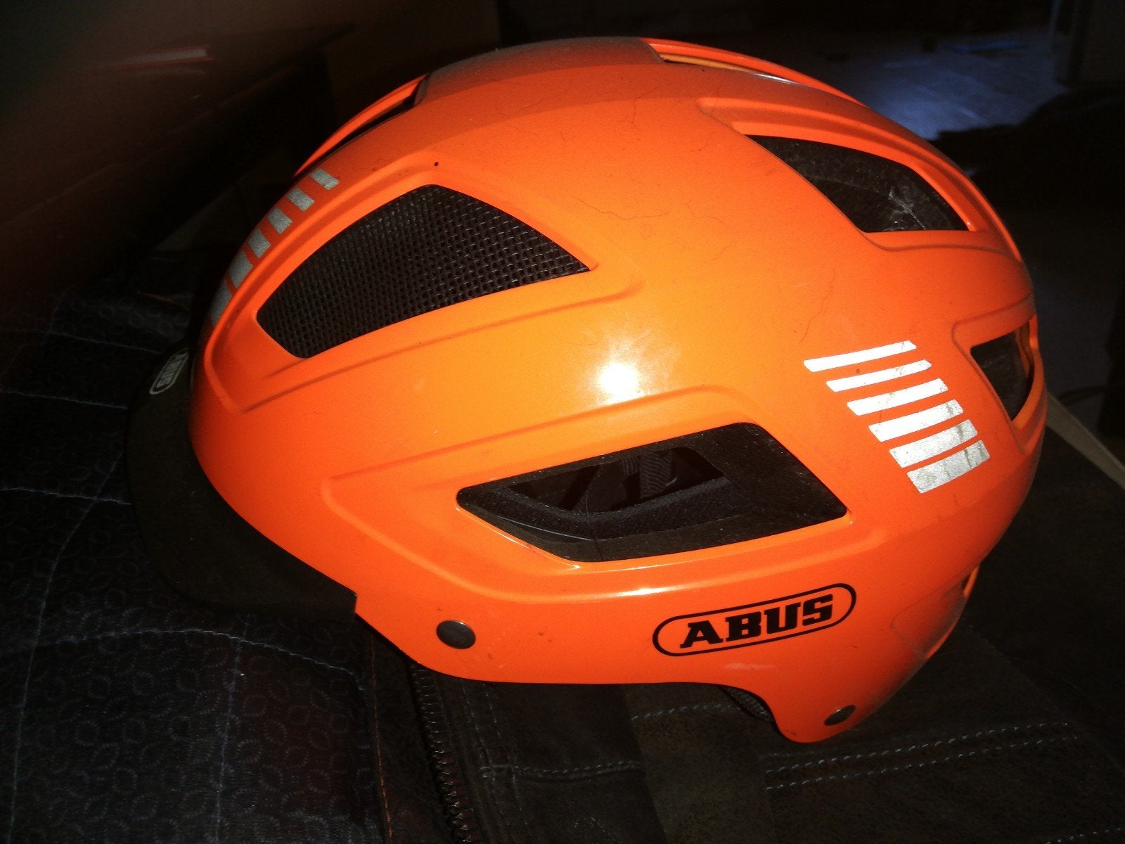 ABUS Hyban 2.0 Fietshelm Oranje - Maat M, Fietsen en Brommers, Fietsaccessoires | Fietshelmen, Gebruikt, M, Ophalen of Verzenden