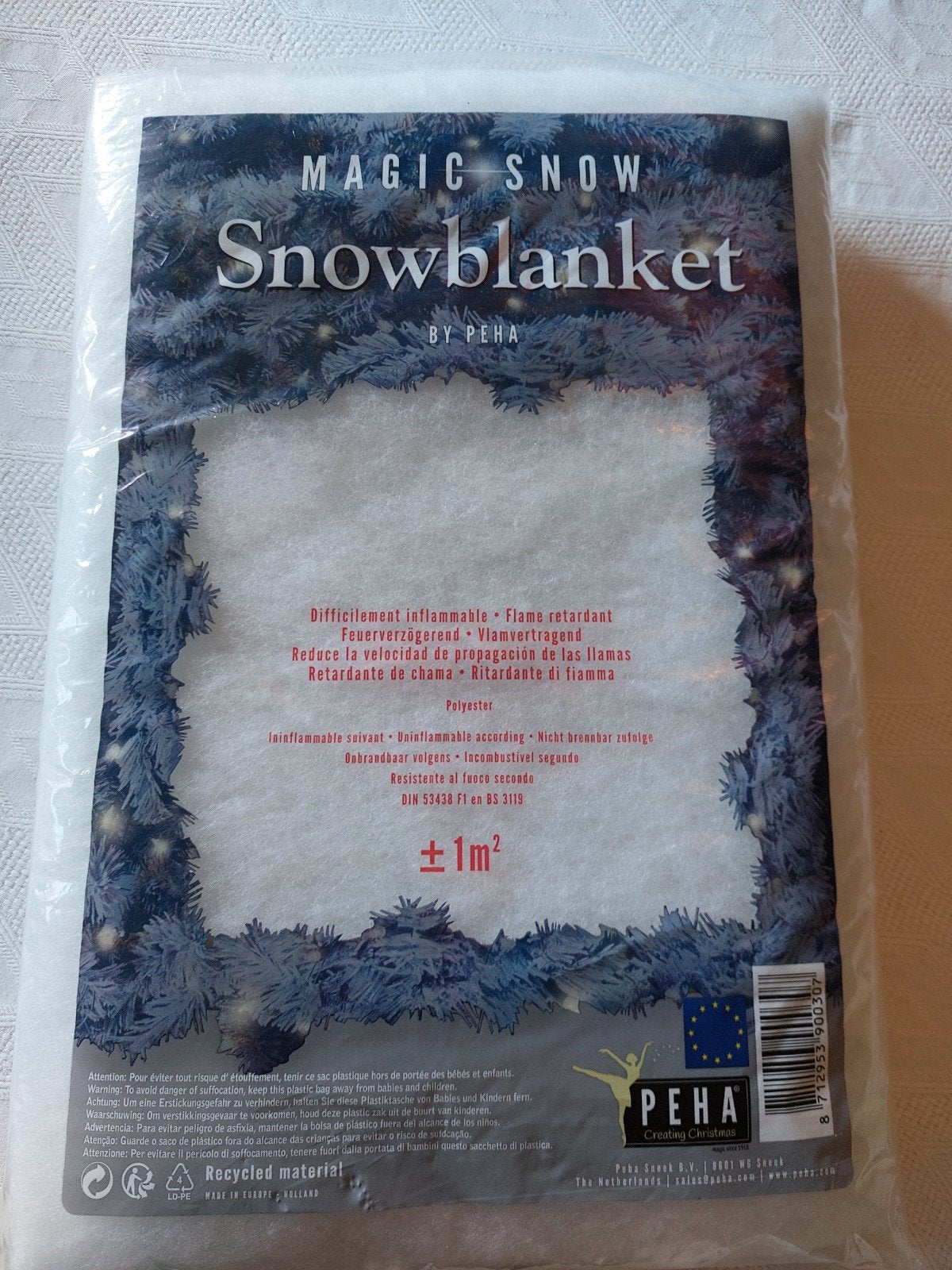 Nep sneeuw / nieuw / in originele verpakking / circa 1 m2, Ophalen of Verzenden, Nieuw