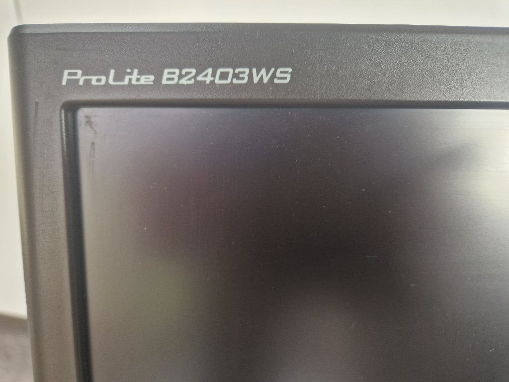 Iiyama ProLite B2403WS Zwart, Ophalen, Full HD, Zo goed als nieuw, VGA