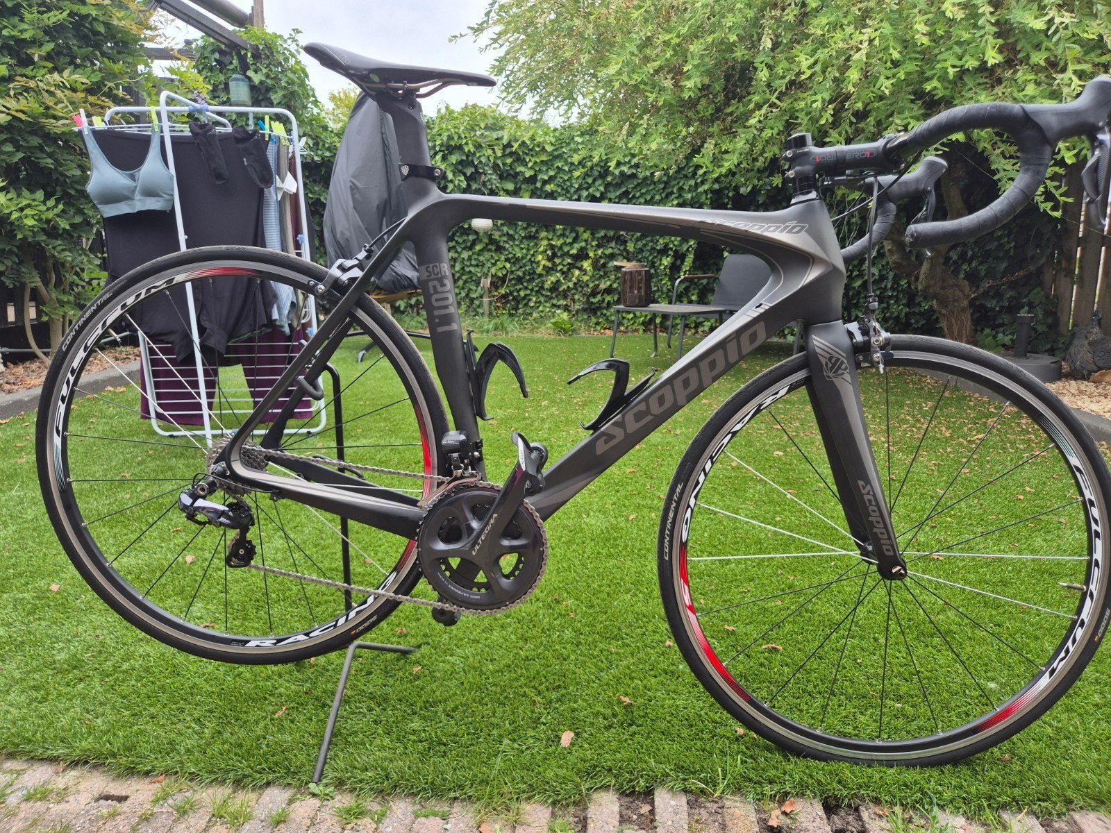 WEEKENDDEAL!! FULL CARBON SCOPPIO Racefiets 2020 Ultegra DI2, 28 inch, Carbon, Zo goed als nieuw, Meer dan 20 versnellingen