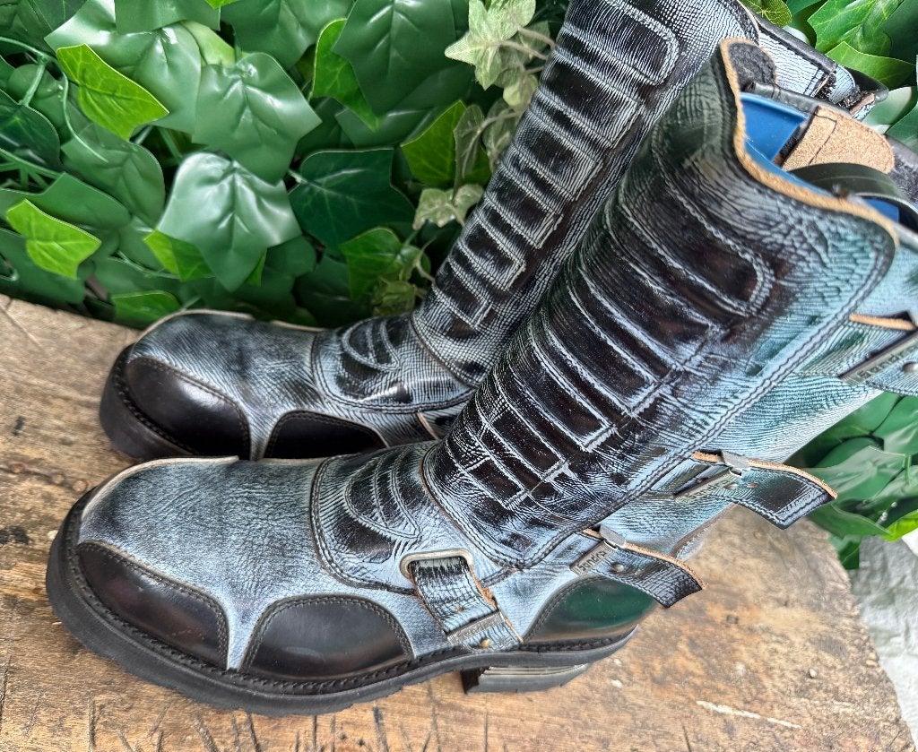 stoere vintage biker boots van Sendra maat 43, Sendra, Blauw, Boots, Nieuw