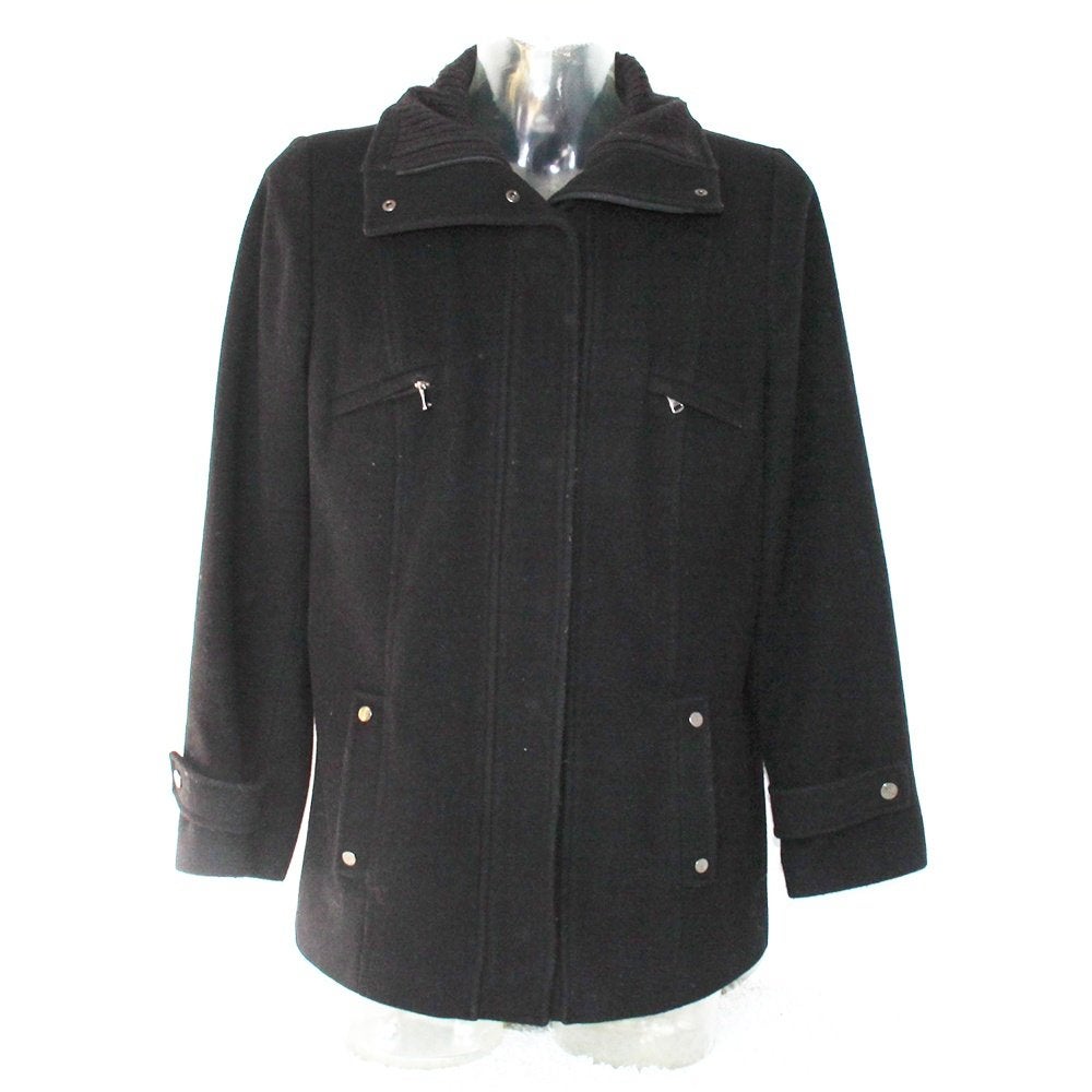 Mooie Kingfield Jas (Maat 46) € 25,-, Kingfield, Zwart, Ophalen of Verzenden, Zo goed als nieuw