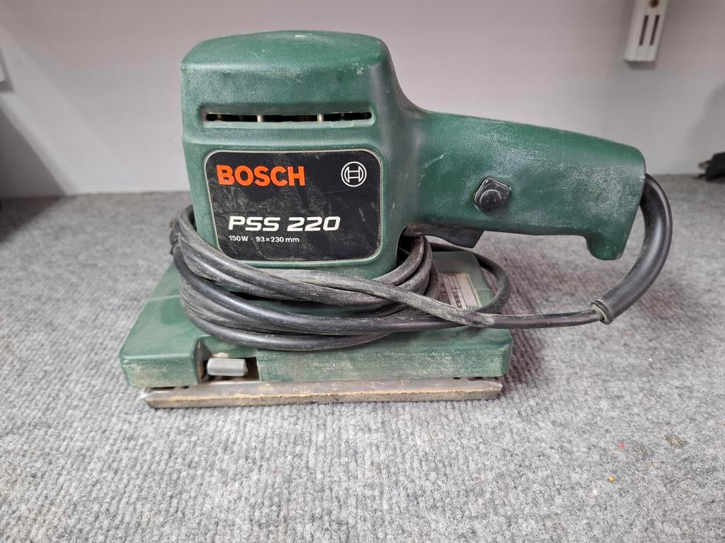Bosch vlakschuurmachine, Doe-het-zelf en Verbouw, Gereedschap | Schuurmachines, Ophalen of Verzenden, Gebruikt, Minder dan 600 watt