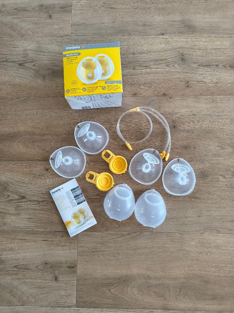 Hands-free opvangcups medela Kolf, Medela, Borstkolf, Zo goed als nieuw, BPA-vrij