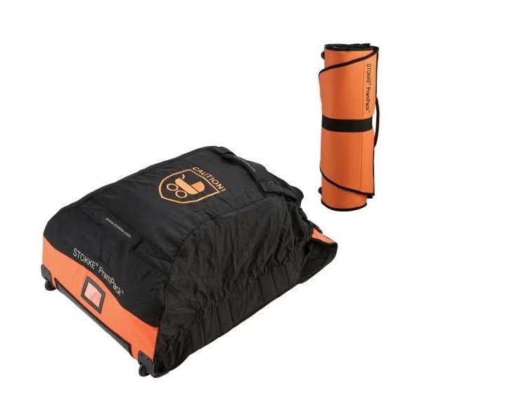 Stokke PramPack Reistas voor Kinderwagen - Oranje/Zwart, Ophalen, Gebruikt, Overige merken