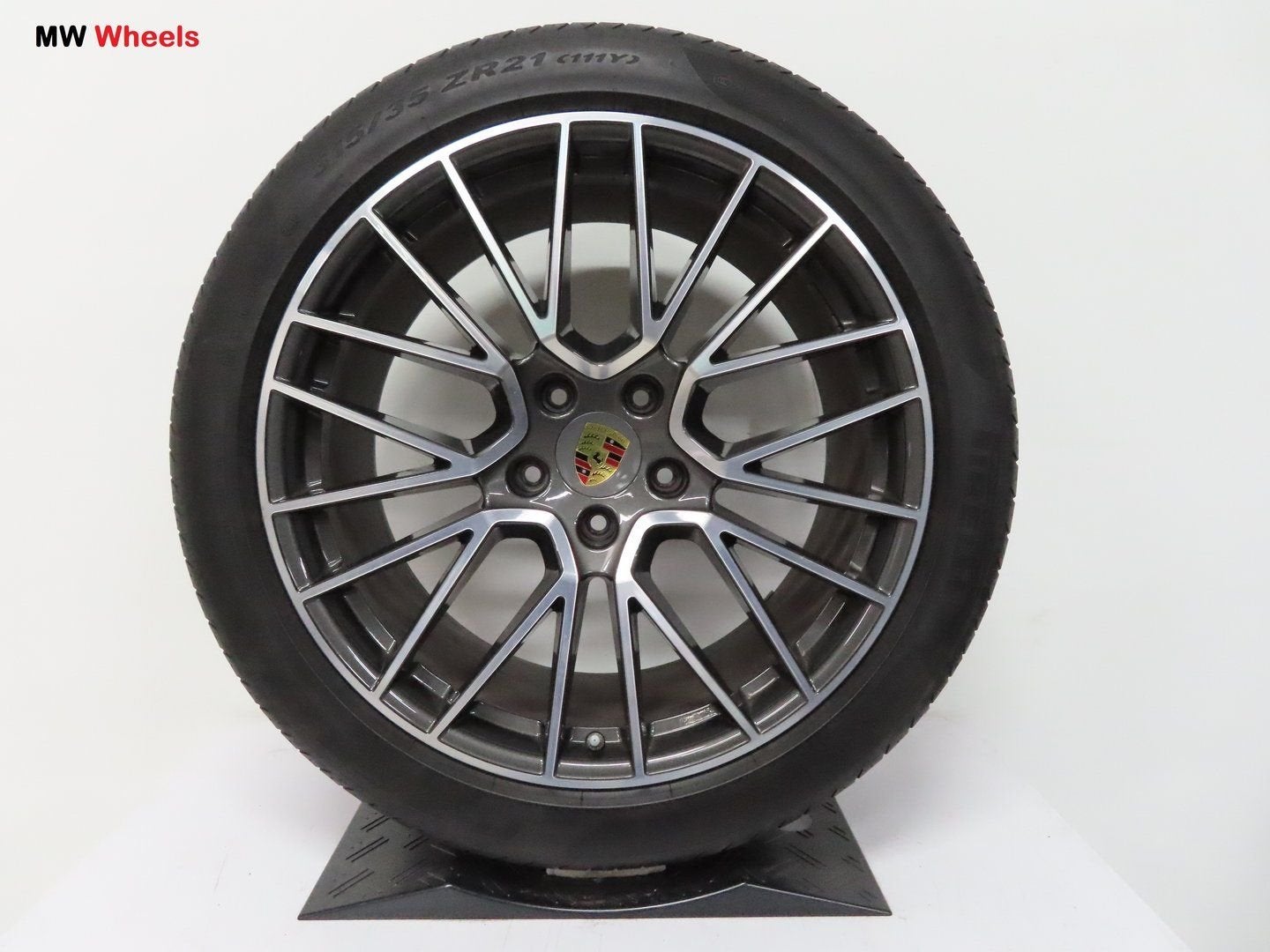 Porsche 21 inch Origineel velgen Cayenne SUV met zomerbanden, Gebruikt, -, 285 mm, -