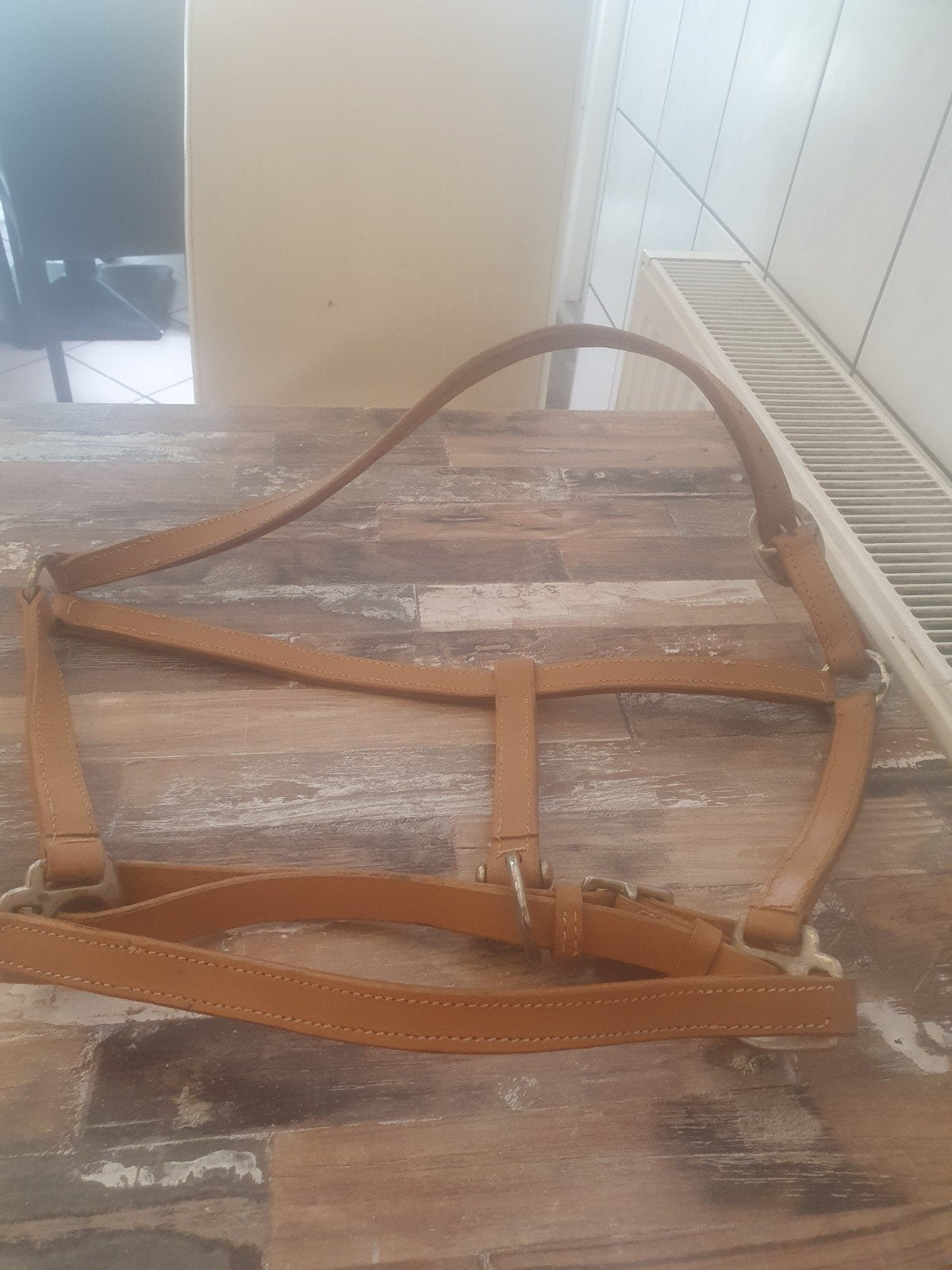 te koop nieuwe leren halsters cob maat kleur bruin, Dieren en Toebehoren, Ophalen