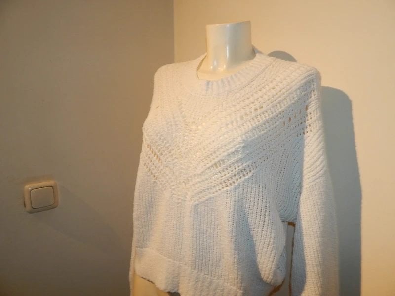 Iro heerlijke groffer gebreide casual trui voorjaar wit M, Kleding | Dames, Truien en Vesten, Maat 38/40 (M), Verzenden, Wit, Iro