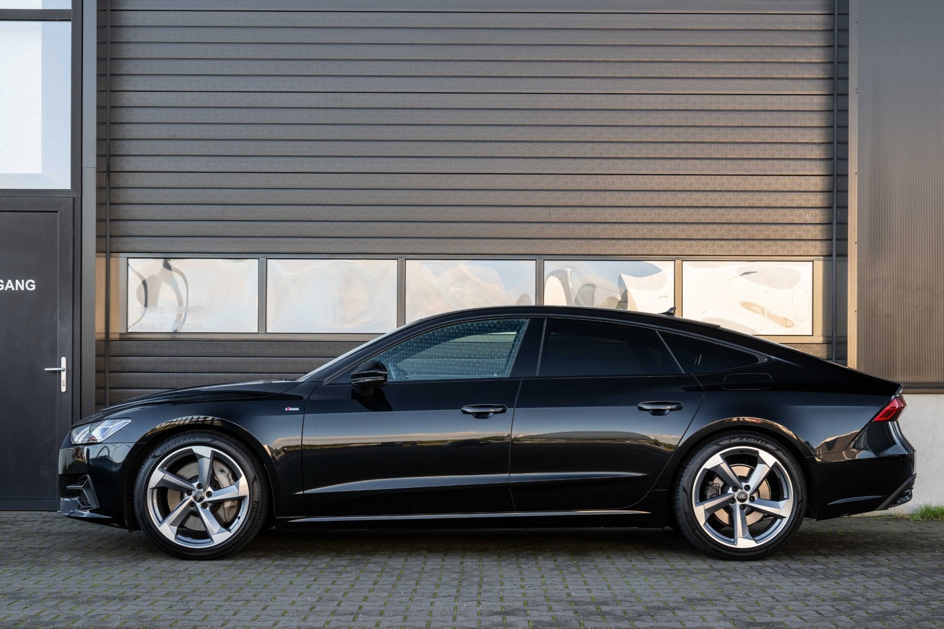 Audi A7 Sportback 50 TFSI e quattro Pro Line S S-Line B&O|CA, Auto's, Dealer onderhouden, Gebruikt, 4 cilinders, Zwart