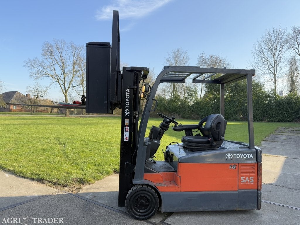 Toyota 1600KG elektrisch triplex 4.3M Sideshift 3900 uur !, Info@vanbeurdenheftrucks.nl, Heftruck, Ophalen of Verzenden, Toyota