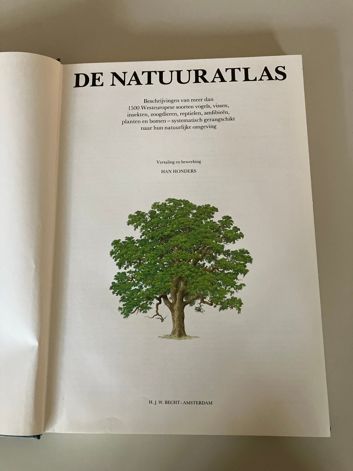 De Natuuratlas - Uitgebreid naslagwerk over de natuur, Boeken, Ophalen, Zo goed als nieuw, Natuur algemeen