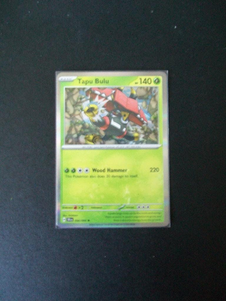 2296: Nieuwe Pokemon Kaart holo rare TAPU BULU HP140 006/064, Verzenden, Nieuw, Losse kaart, Foil