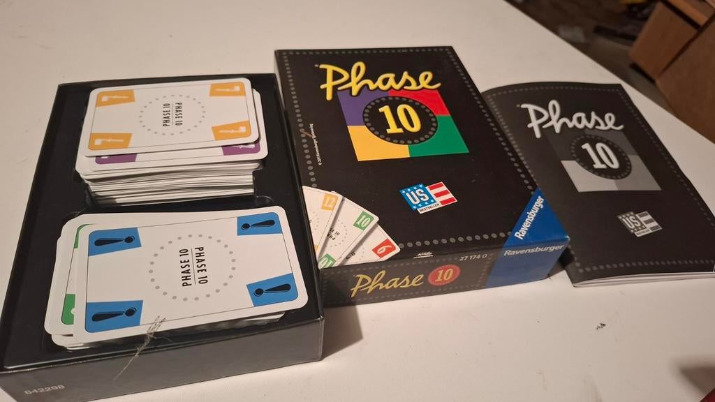 Phase 10 kaartspel, Vijf spelers of meer, Verzenden, Zo goed als nieuw, Ravensburger