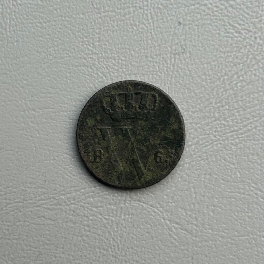 1/2 cent 1865, Postzegels en Munten, Ophalen of Verzenden, Koning Willem III, Overige waardes