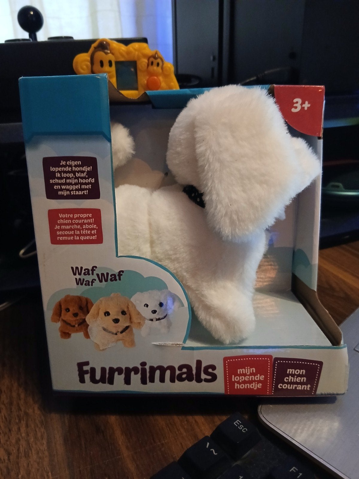 Furrimals speelgoed hondje wit, Ophalen of Verzenden, Nieuw, Jongen of Meisje