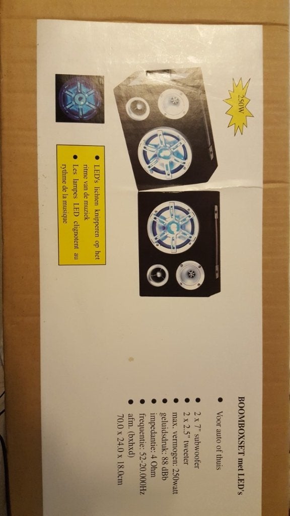 autostereo  boombox enz, Ophalen of Verzenden, Nieuw