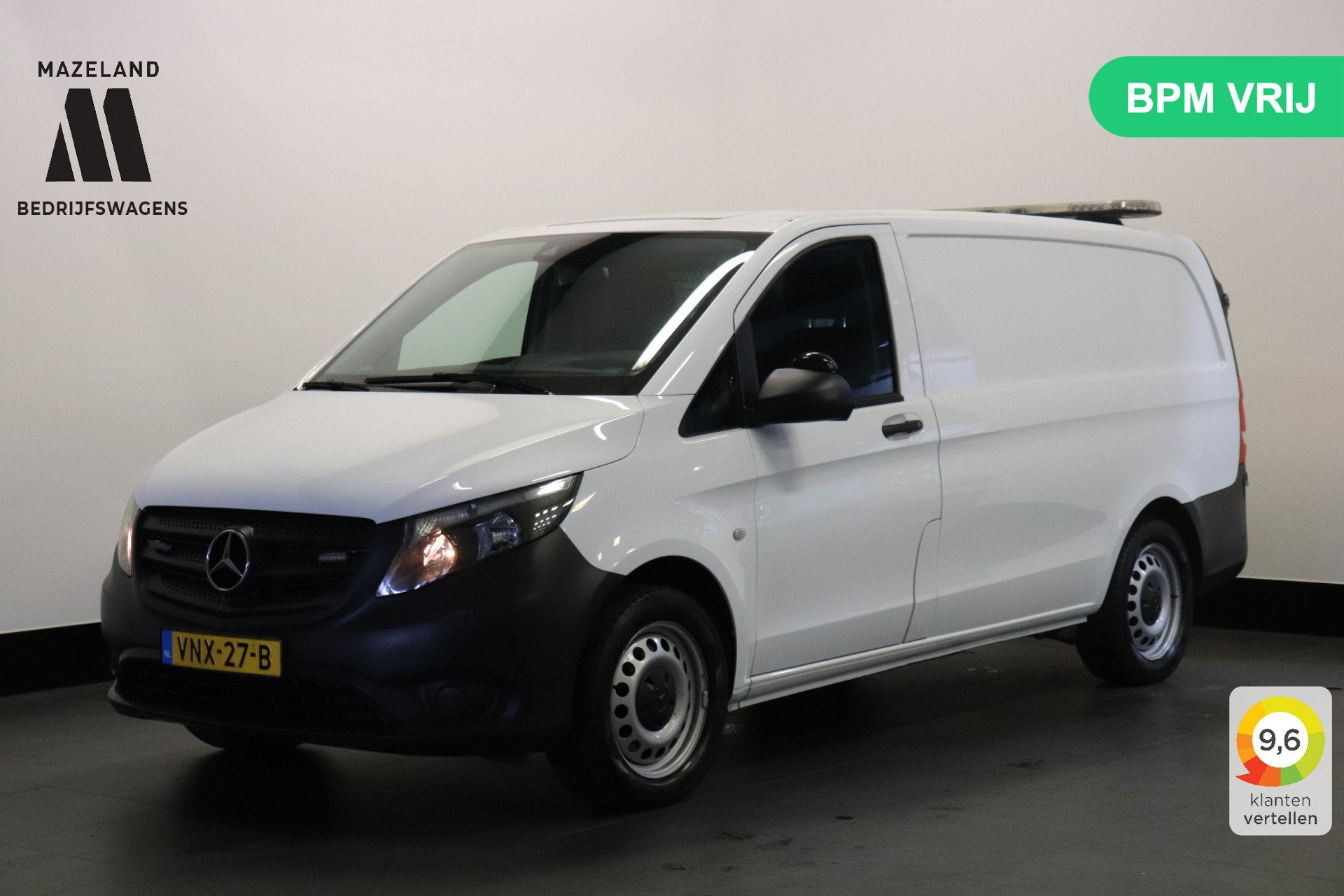 Mercedes-Benz Vito 116 CDI Lang 4X4 Automaat EURO 6 - AC/cli, Auto's, Automaat, Gebruikt, 4 cilinders, Wit